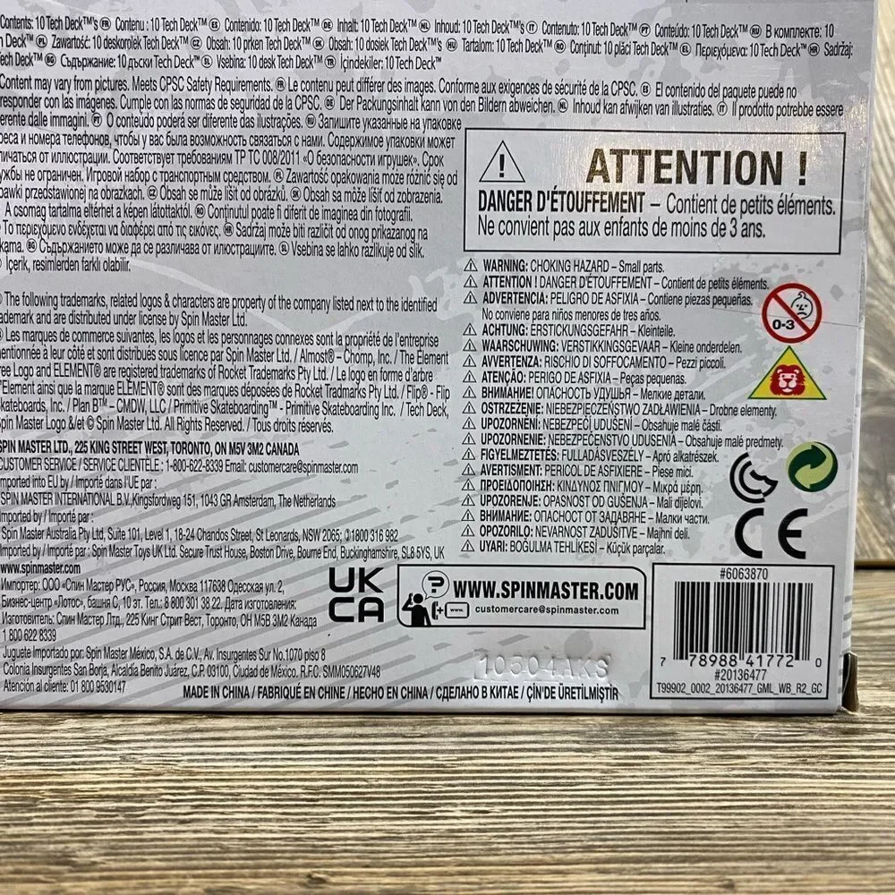 SOLD Tech Deck DLX Pro Pack 10 Boards Skateboards Fingerboards Age 6+ Spin - Picture 4 of 6